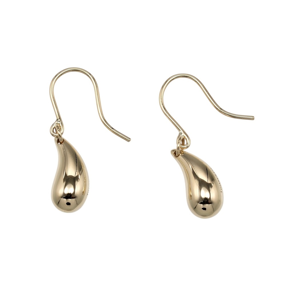 TIFFANY & CO. 18k Gold Teardrop Earrings
